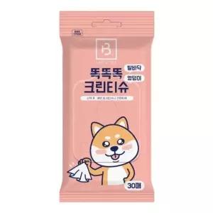 브리더랩 똑똑똑 크린티슈 발바닥 엉덩이