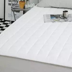 바닥패드 순면 패밀리 밴딩 화이트 사계절 침대패드 패드 F