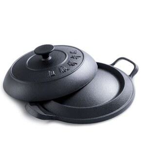 누룽지 만드는 오목팬 점성냄비 신형 단일냄비 316스틸 대마끈 공식 가마솥 벌집 앨리부