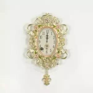 부엉이시계 금도금 베르사유 무소음 인테리어 벽시계