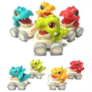 /세계토이 데코앤 푸쉬고 디노 티라노사우르스 트리케라톱스