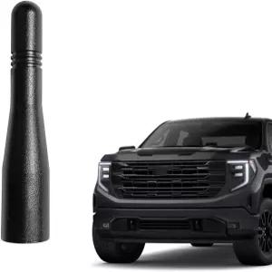 GM 트럭용 짧은 안테나 장착 GMC 시에라 및 쉐보레 실버라도 전 모델 검은색 3인치 교체용 액세서리 세차