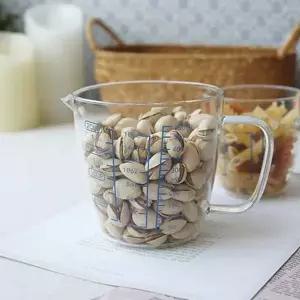 블루 프린팅 유리 계량컵 대 500ml 1P 베이킹 눈금컵 베이킹도구