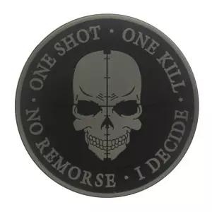 찍찍이 밀리터리 패치 와펜 one shot one kill uJX7+3qKz