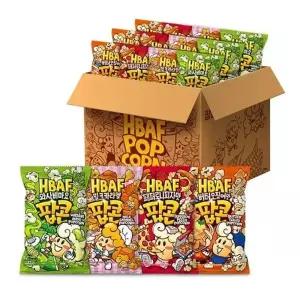 HBAF 팝콘 와사비마요 + 버터오징어 + 밀크카라멜 + 페퍼로니피자 세트 1,280g