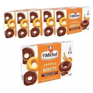 St.Michel 초콜릿 코팅 도넛 180g x 6개