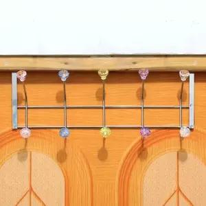 도어후크 옷걸이 벽고정 행거 5개