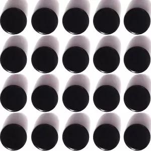 ZDZBLX 강력 냉장고 자석 소형 원형 20팩 블랙 화이트보드용 헤비 듀티 미니 주방 사무실 공예품 사물함