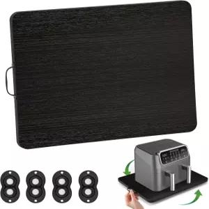 가전제품 슬라이더 커피 메이커용 슬라이딩 트레이 조리대용 커피포트 주방 가전제품용 360° 롤링 -