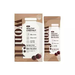 원핏 헬씨 프로틴 체스트넛 밤맛 7포 1박스 총 7포) 단백질 식이섬유