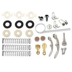 가이드가 포함된 TUORE 트럼펫 밸브 수리 패드 스핏 워셔 코크 악기 워터 스프링 키 28Pcs 액세서리 키트 펠트