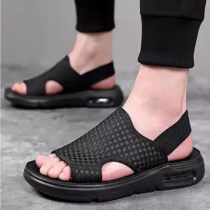 남성 250280mm 우븐 샌들 뒷밴딩 남자 스트샌달 쿠션 구두 캐주얼 280mm