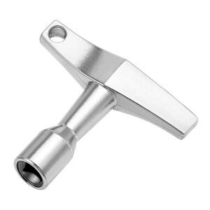 드럼 튜너 키, 범용 키 튜닝 전자 사각형 드럼용 도구 드릴 체인 실버 및 음향 비트