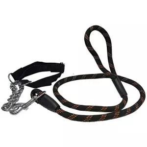 [콩심팥심]애완견 반려견 대형견 외출 산책줄 목줄 리드줄 세트 개 강아지