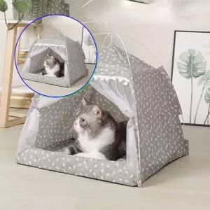 쌍문상회 예홈펫 텐트형 강아지집 고양이집 방석