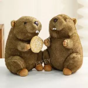 마멋 대형 여자 18cm 봉제인형 귀여운 소형 인형 남자용 선물 쿠션