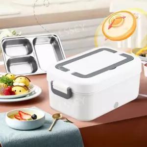 발열도시락 식판 충전식 스텐 차량용 찬합 반찬통 보온통 사각 보온 런치박스
