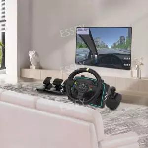 레이싱 거치대 조이스틱 휠 1080도 레이싱게임 운전대