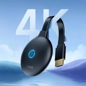 5G/2.4G 스크린 프로젝터 휴대 전화 TV에 연결 무선 HDMI 호환 컴퓨터 모니터 4K HD 미디어 플레이어