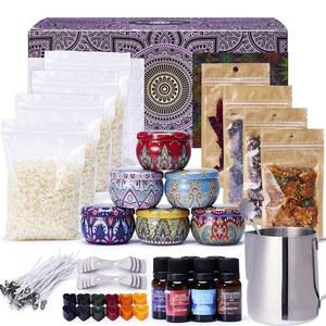 럭키 갓니스 캔들 제작 키트, 초보자를 왁스가 위한 용품 소이 포함된