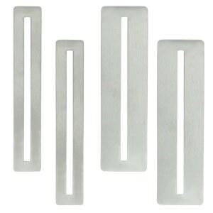 켐카투이 2세트 기타 프렛보드 프로텍터, 슬리버 루시에 스테인리스 프렛 가드 스틸 프로텍터 도구 핑거보드 연마용