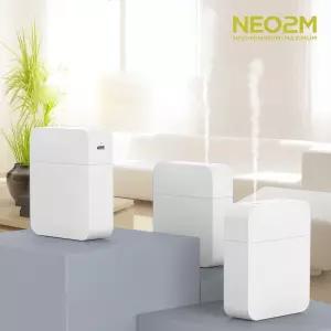 NEO2M 미니 무선 가습기 HP950 작고 가벼운 사이즈대용량 사무실 디자인 대형 가정용 탁상용 저소음