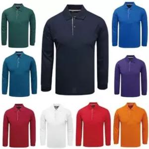 국산 쿨론 단체티 긴팔 카라티 작업복 티셔츠 유니폼