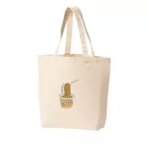 에코백 누들 한국라면 라멘 컵라면 인스턴트 김치랑 토트백