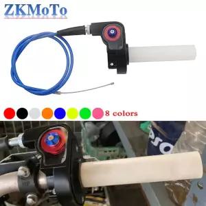 오토바이 그립 스로틀 핸들 1/4 턴 트위스트 KTM 야마하 혼다 가와사키 스즈키 ATV 범용 1200mm 케이블