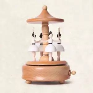 기념일선물 태엽 우드오르골 춤추는 발레리나 원목 뮤직박스
