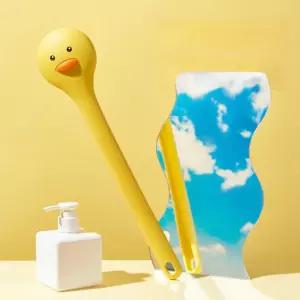 오리 바디 목욕 샤워 브러쉬 솔 미세모 브러시 캐릭터 등 브러쉬 스크럽 때 마사지 셀프 등밀이 샤워솔