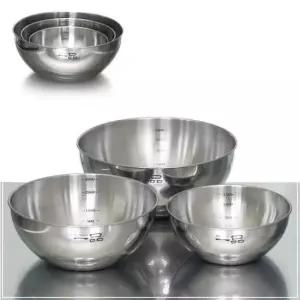 양푼이 국내산 키친아트 304스텐 믹싱볼 대중소 3종 3종세트