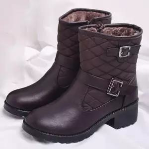 여성앵글부츠 편한 앵글 신발 어머니 구두 엄마 할머니 방한화