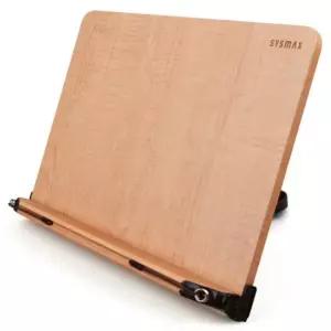 독서대 시스맥스 나무독서대 대형 각도조절 접이식 북스텐드