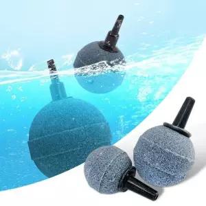 어항장식 낚시보관통에어스톤 에어디퓨저 필수 수족관용 일정분산 산소발생기 2cm