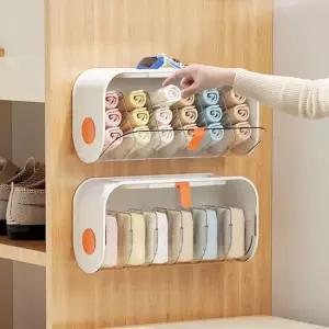 다용도 벽걸이 투명 멀티 수납함