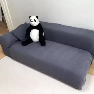 쇼파패드 리폼 패브릭 쇼파천갈이 쇼파커버 2인 딥그레이