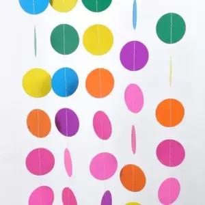 파티용품 원형 파티 가랜드 레인보우 생일 장식 프로포즈 배너