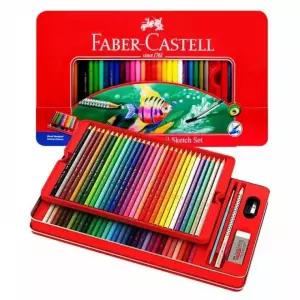 수채 색연필 60색 틴 케이스 세트 수성 컬러링 드로잉 미술용 선물 문구