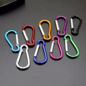 알루미늄 고리 컬러 카라비너 등산 낚시 캠핑