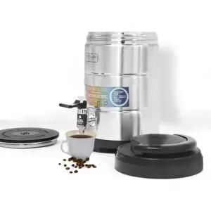 ( )스텐 워터저그 캠핑 보온보냉 물통 2중 5L 수도꼭지 워터디스펜서