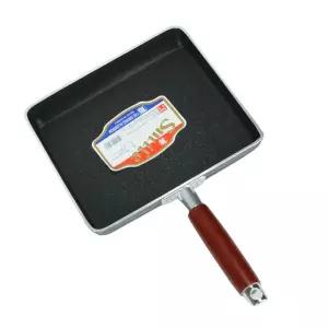 나무손잡이 사각 후라이팬(왕특대)