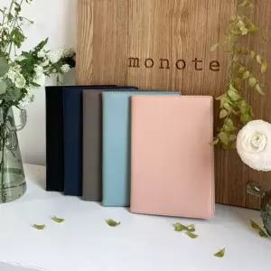 엣지 피아노 가죽 바인더단색 학생 다용도 다이어리 커버 메모 카바 심플 무지