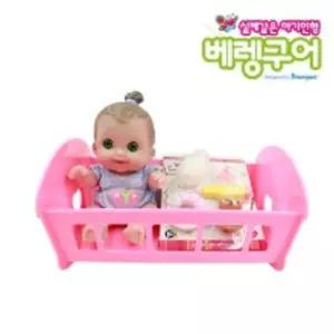 [블루마켓]리틀큐티스 침대놀이 17432 베렝구어 유아인형