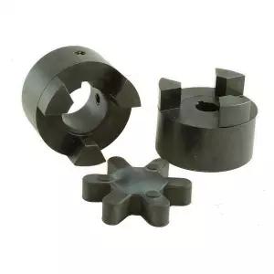 1/2 에서 3/4 L075 유연한 3피스 L-Jaw 커플링 커플러 통나무 목재 스플리터용 고무 스파이더 세트