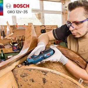 Bosch GRO 12V-35 무선 그라인더 전기 로터리 다목적 도구 조각 샌딩 연마 드릴링
