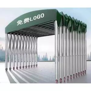 캐노피 자바라 천막 접이식 8M 6M 야외 주차장 방수 행사 포장마차 7M