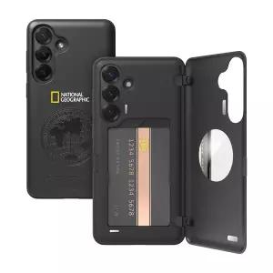 내셔널지오그래픽 갤럭시S26 시리즈 마그네틱 카드 도어 범퍼 케이스