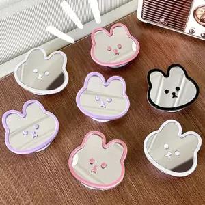 [베스트TOP100]토끼얼굴 미러 톡 스마트톡 휴대폰 거치대