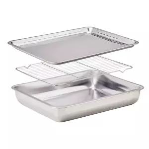 밧드 3종 세트 특대 바트 사각트레이 거름망돈까스 받침 기름 업소용스텐 용튀김 업소용 채반